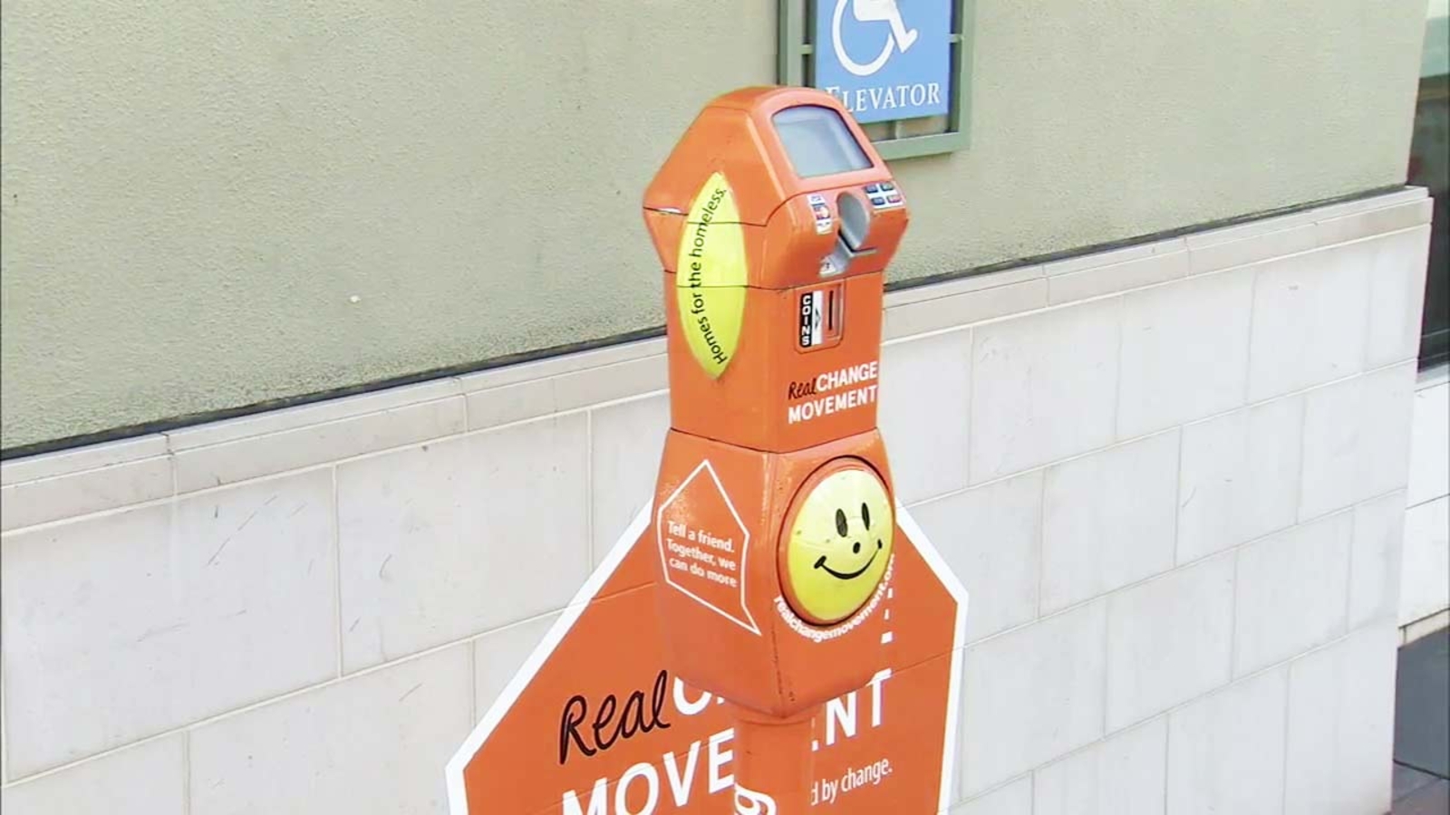 Homeless donation parking meters come to downtown Los Angeles ABC7