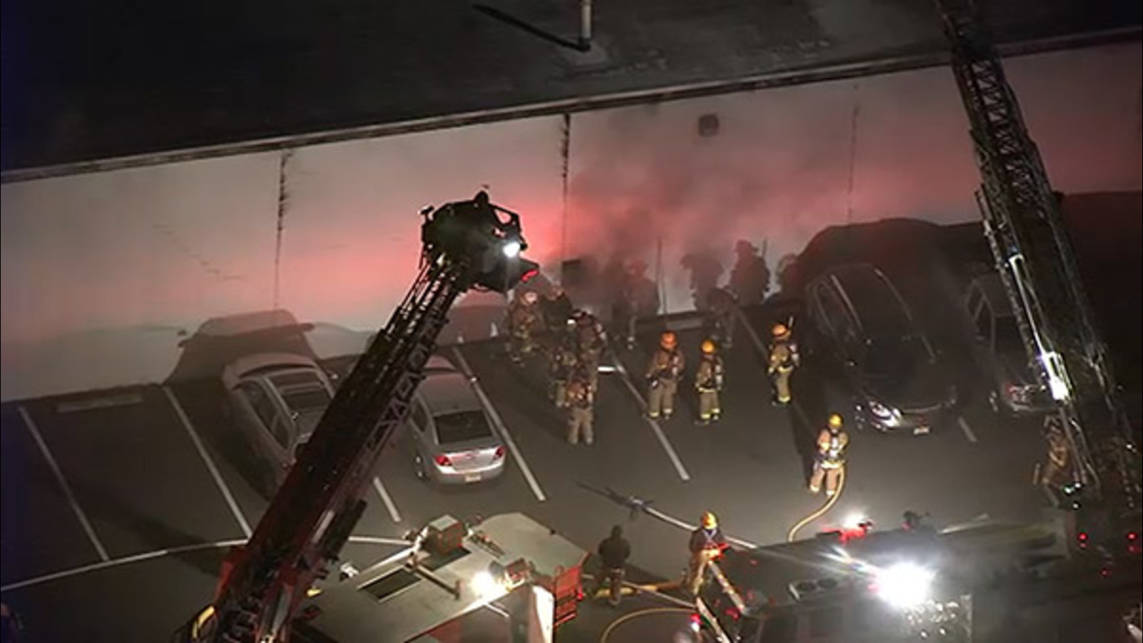 Crews battle 2-alarm fire at Woodbury car dealership - 6abc Philadelphia