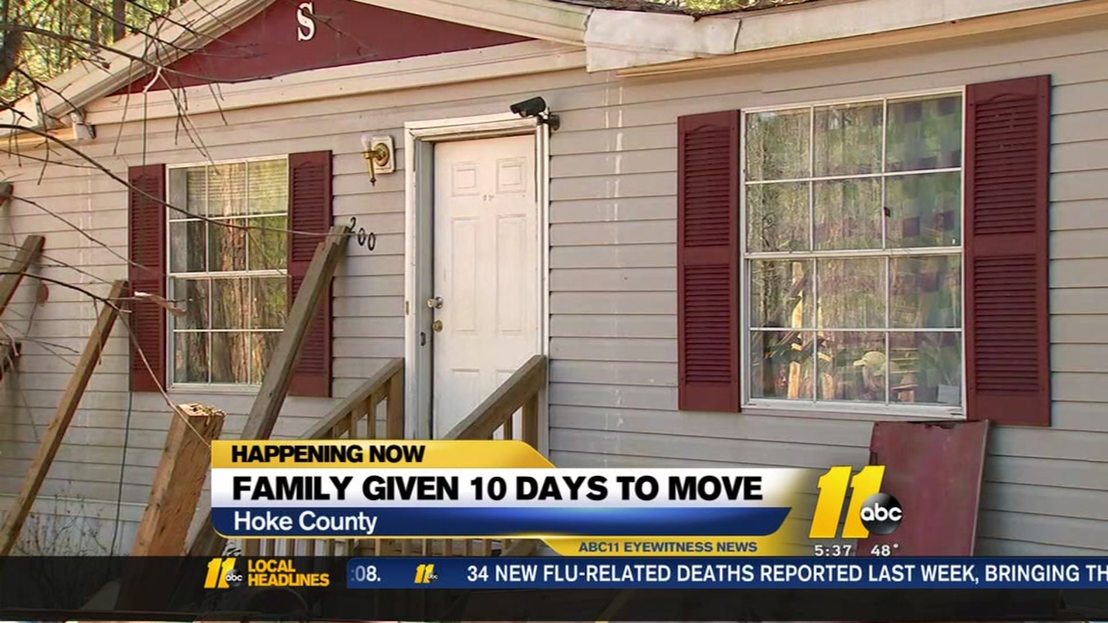 Hoke County man forced to move house, business ABC11 RaleighDurham