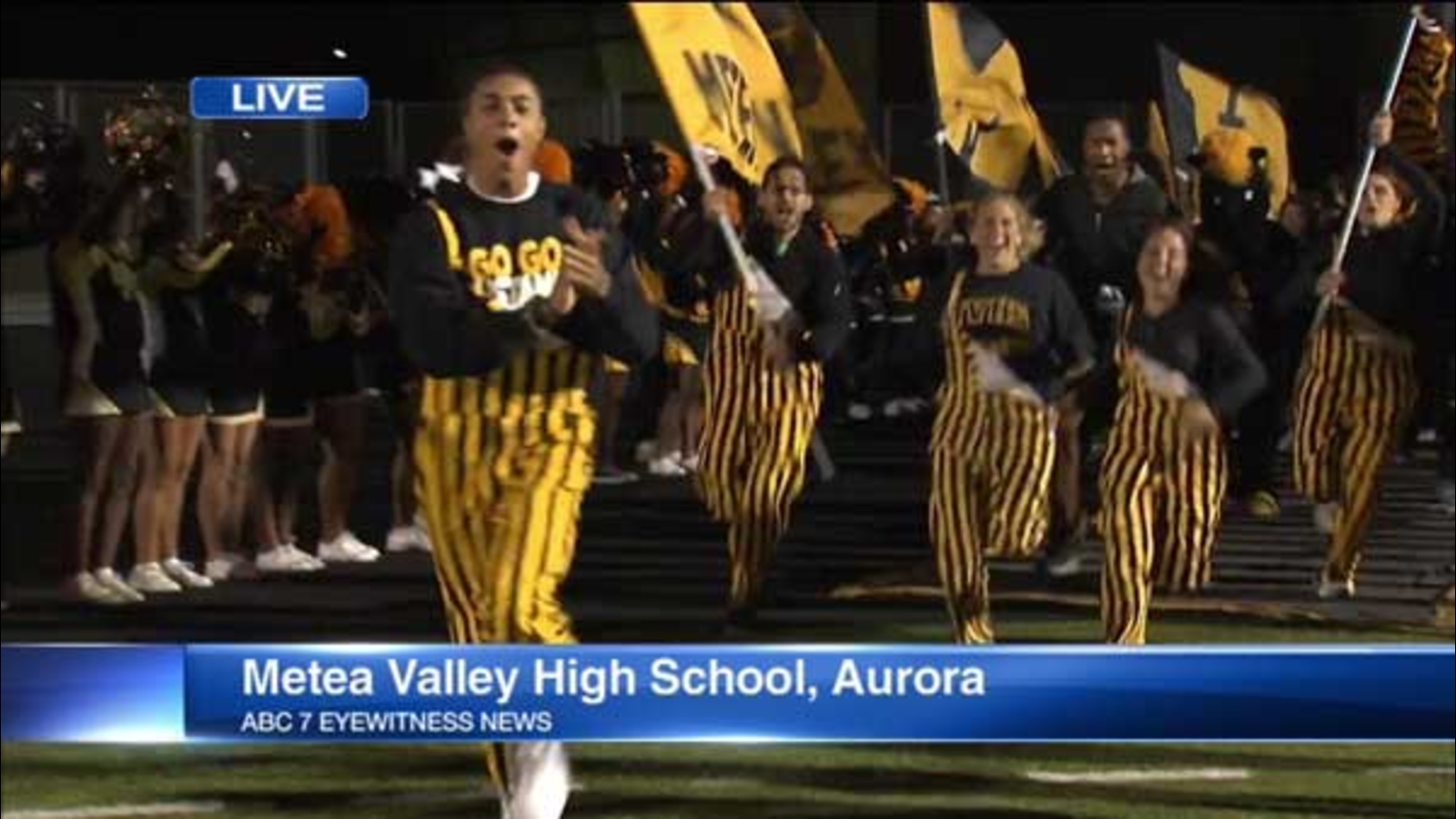 Metea Valley High School's 'Black and Gold Stampede' ABC7 Chicago