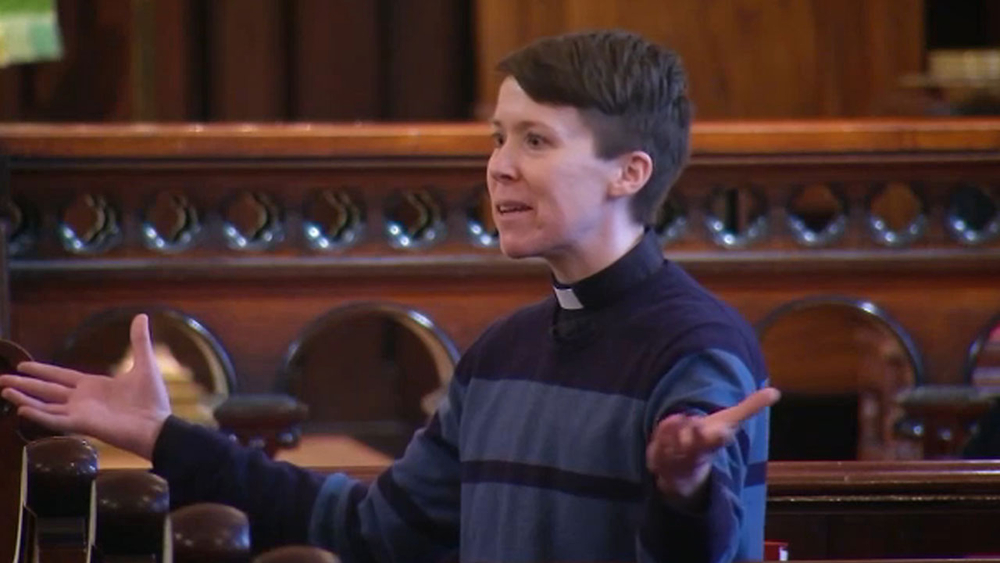 Transgender pastor has support from community