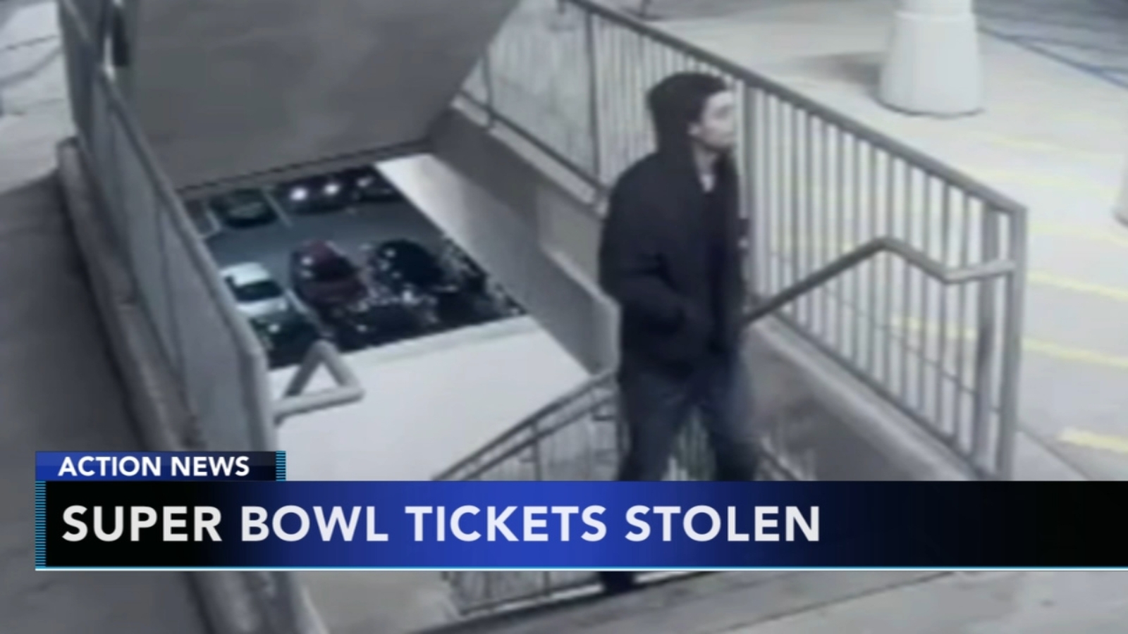Suspects sought after stealing Super Bowl tickets from parked car