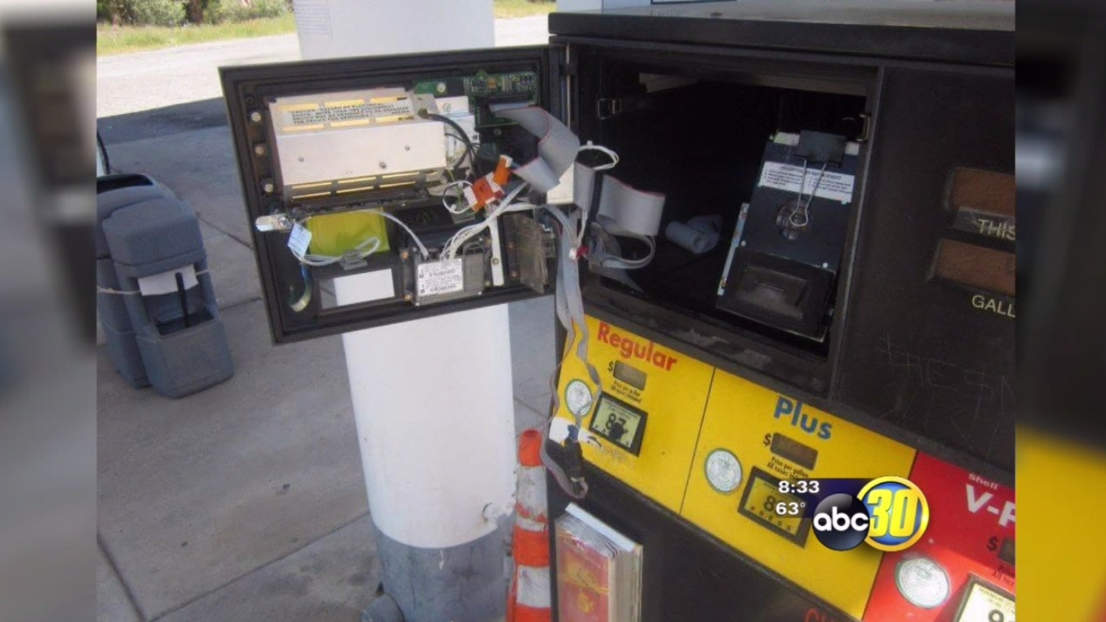 Credit card skimming device found at Mariposa County gas station