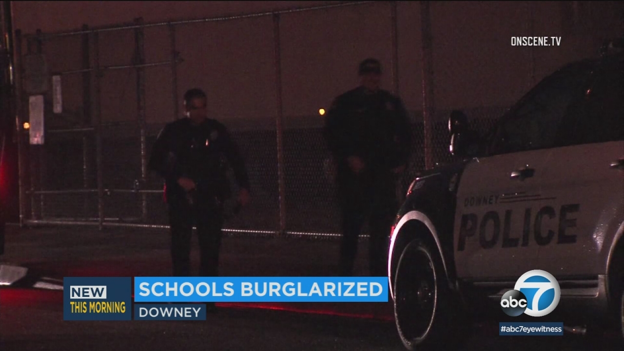 Burglars strike 2nd elementary school in southeast LA County