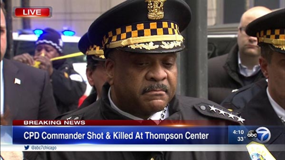 Supt. Eddie Johnson announces the death of Cmdr. Paul Bauer