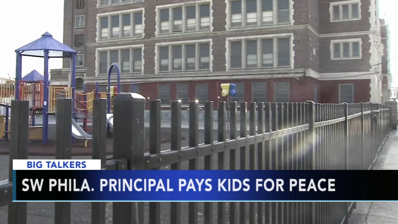VIDEO: Philly principal pays kids for peace