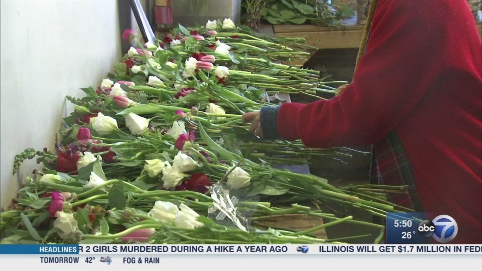 Chicago shop delivering Valentine's Day flowers with a side of charity