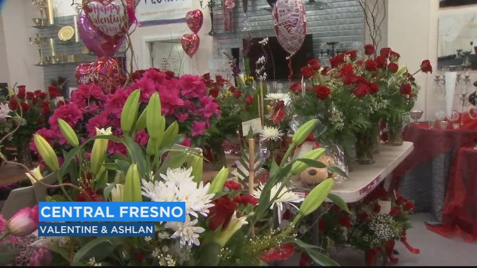 Central Fresno florist opens drive through to help handle the Valentine