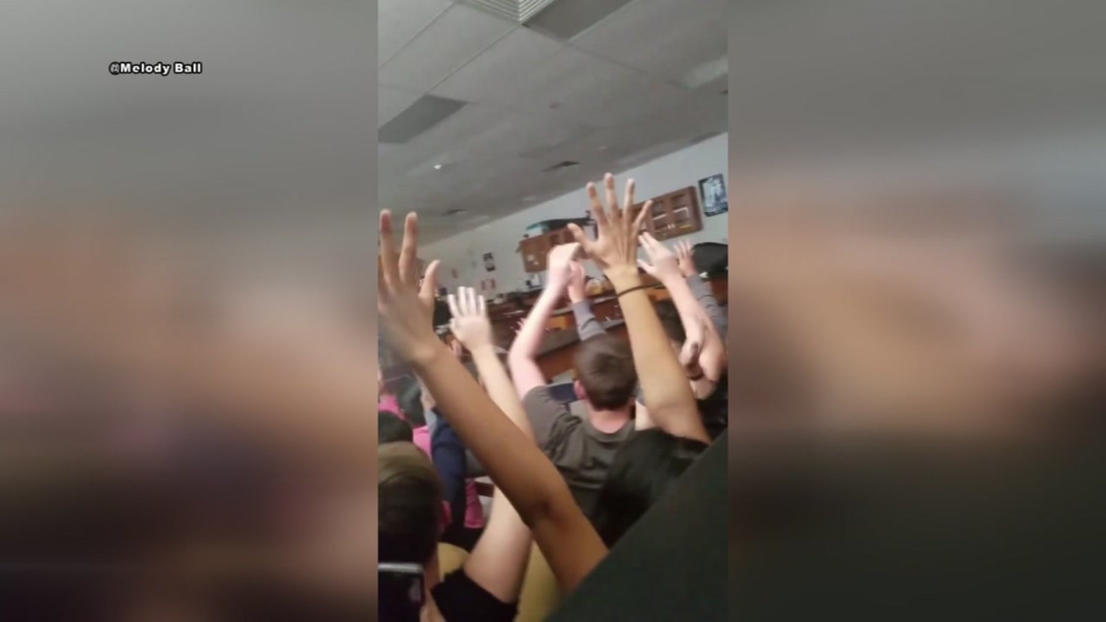 Video shows armed police checking classroom for shooter in Florida