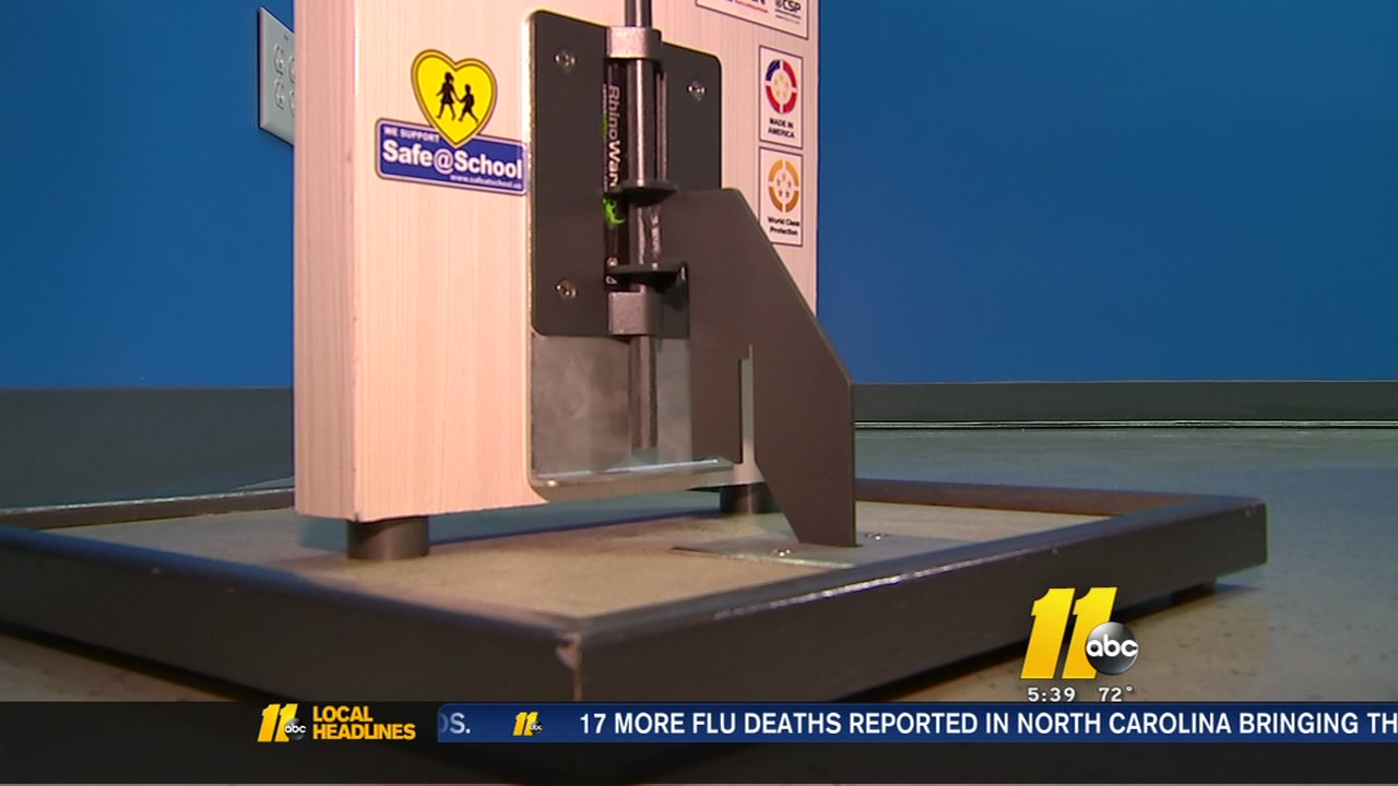 Durham company touts its door barricade system