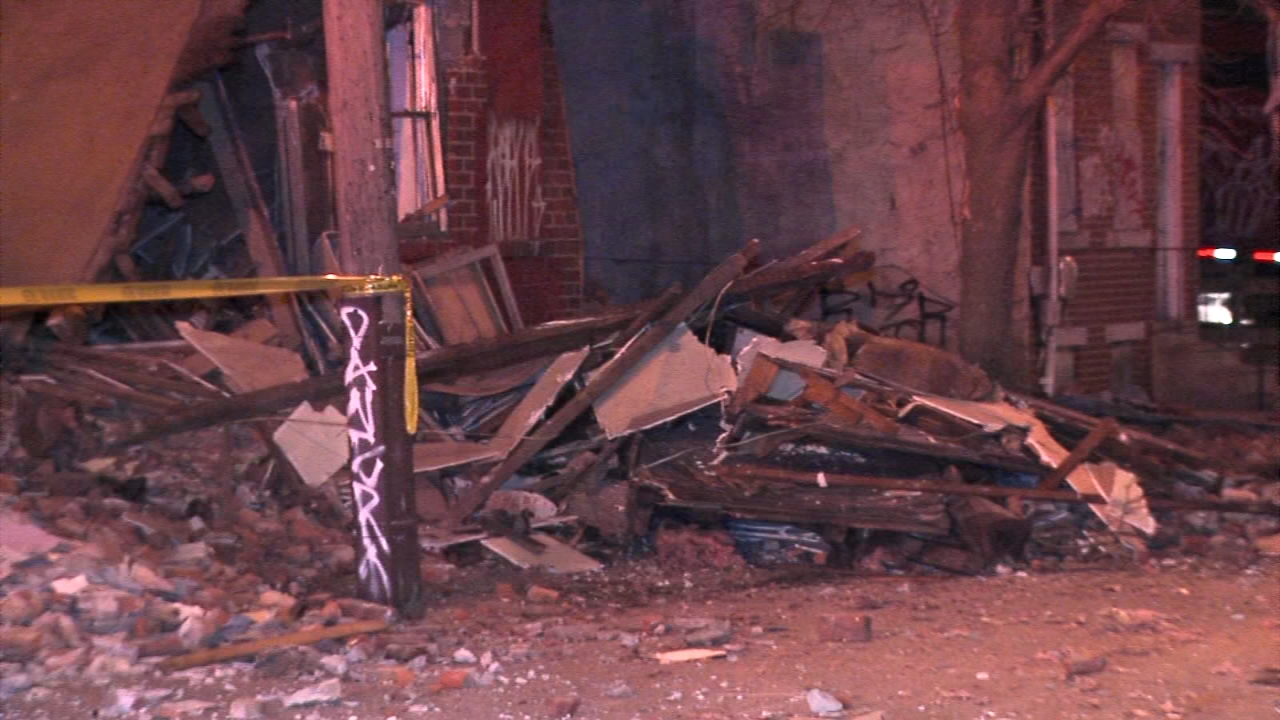 Building collapses in city's Brewerytown section