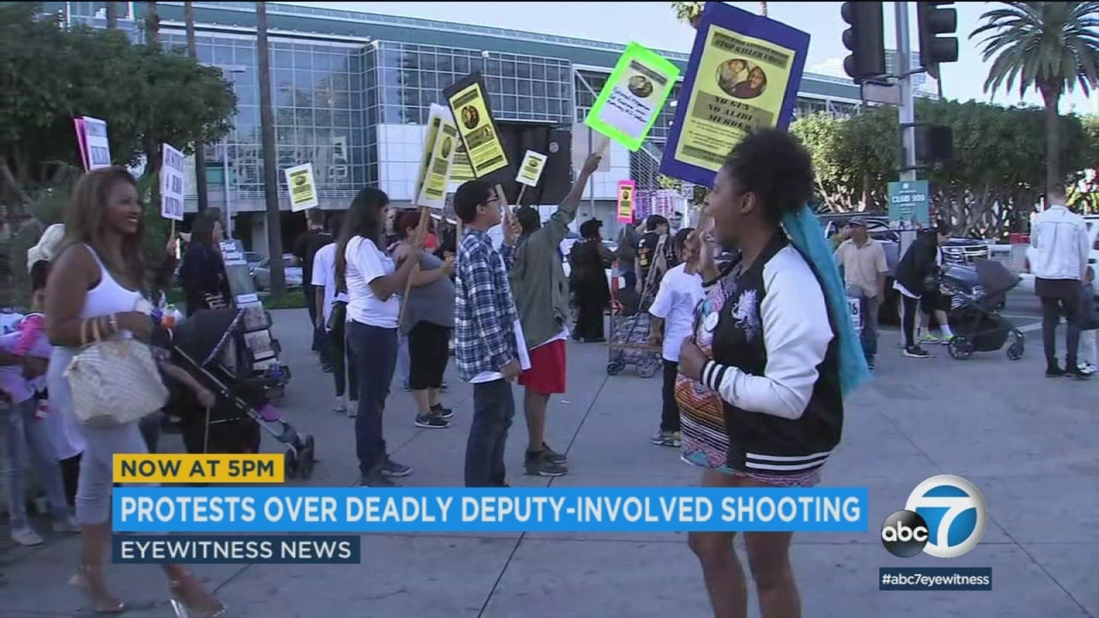 Protest outside Staples draws attention to Westmont deputyinvolved shooting ABC7 Los Angeles