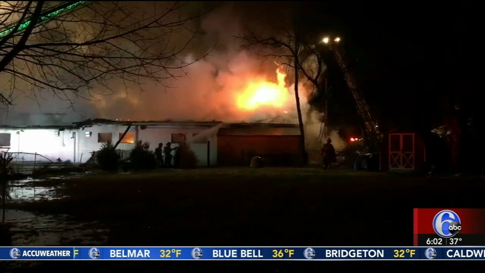 Fire at Salem County ambulance company
