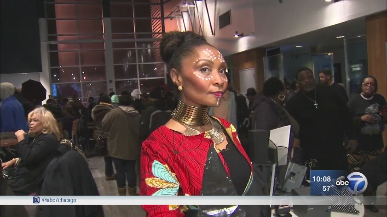CPS students, families, churches pack 'Black Panther' showings