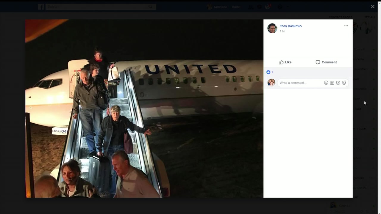 Houston United flight skids off runway in Green Bay