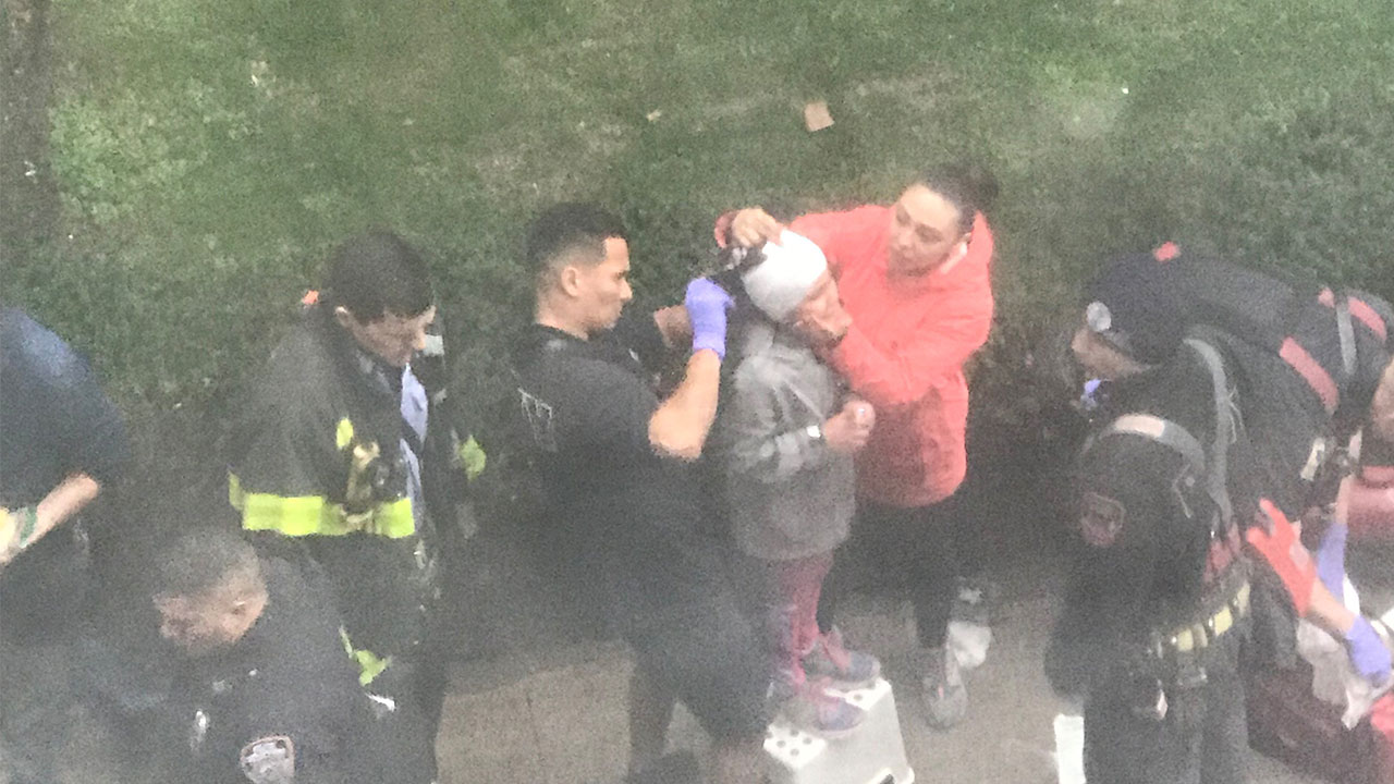 Falling debris hospitalizes 8-year-old girl in Queens