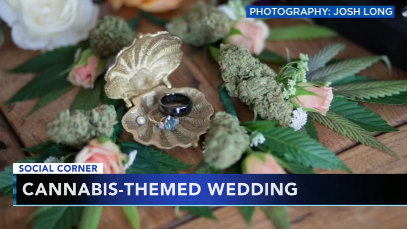 Couple hosts cannabisthemed wedding 6abc Philadelphia
