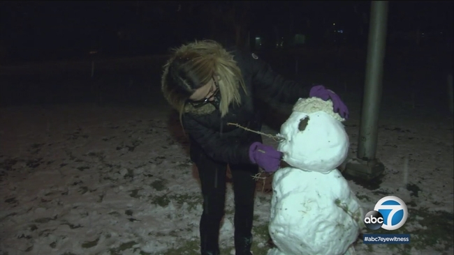SoCal storm brings fresh snow to local mountains - ABC7 Los Angeles