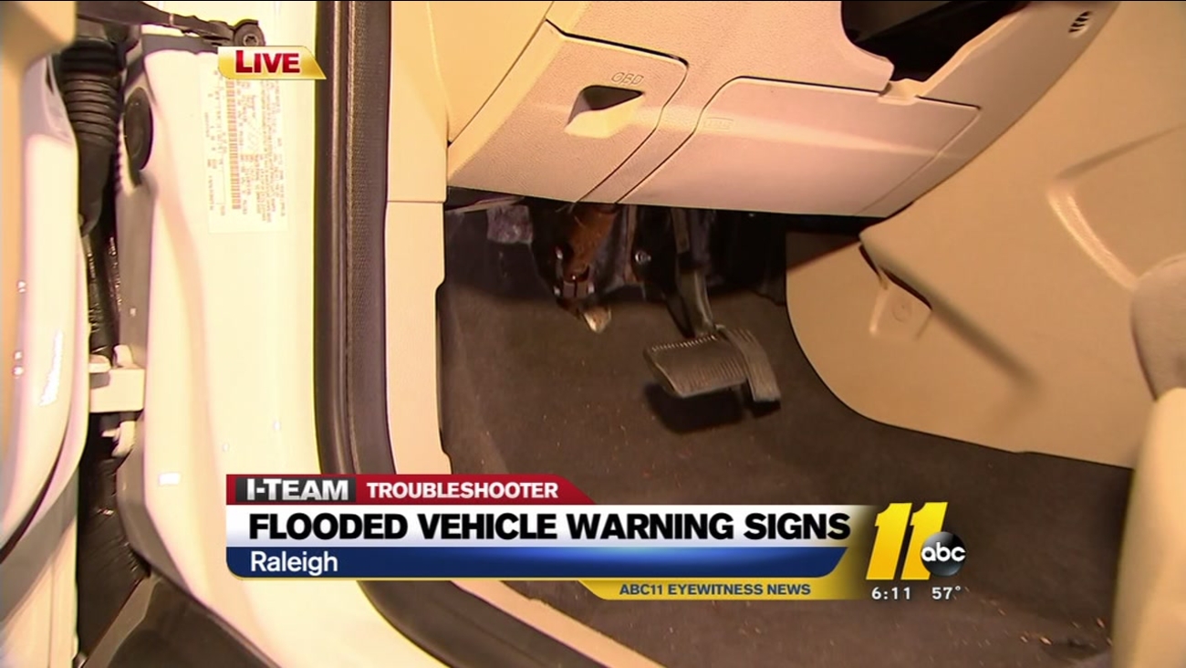 Flooded Vehicles Being Sold In Nc Can You Spot One Abc11 Com