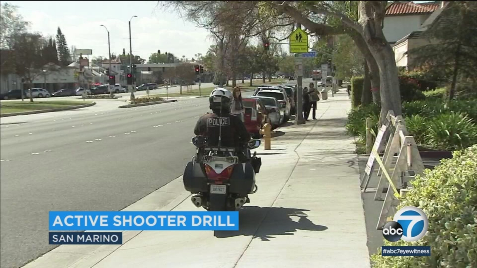 San Marino holds active shooter drill at school - ABC7 Los Angeles
