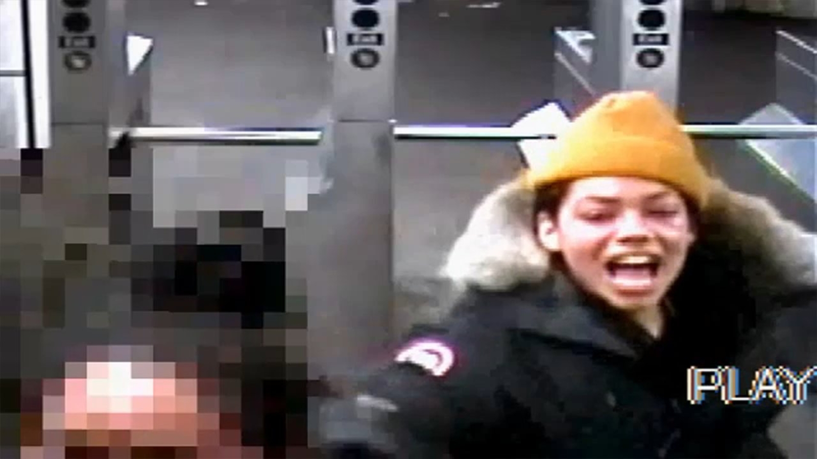 Woman wanted in brutal subway station attack in Manhattan - ABC7 New York