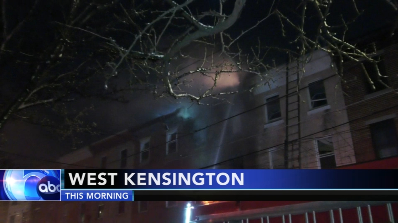 Firefighters battle house fire in West Kensington - 6abc Philadelphia