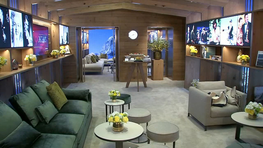 A look inside the Oscars green room