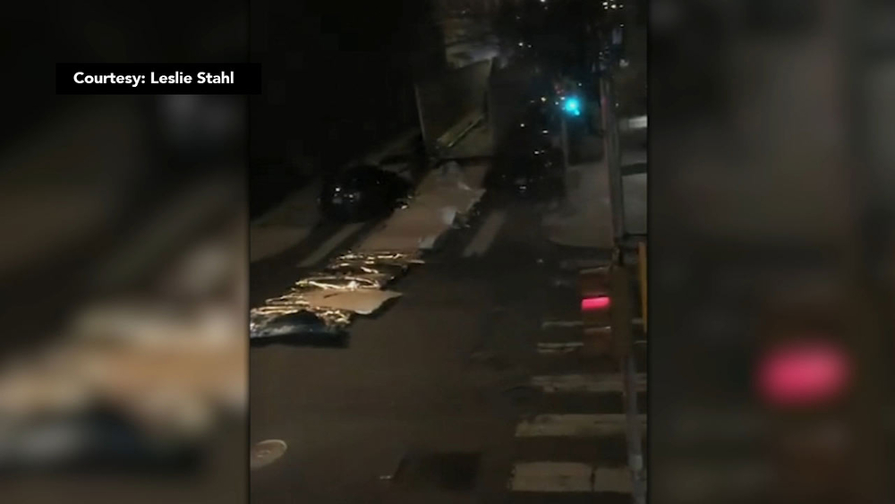 Tractor trailer loses its roof