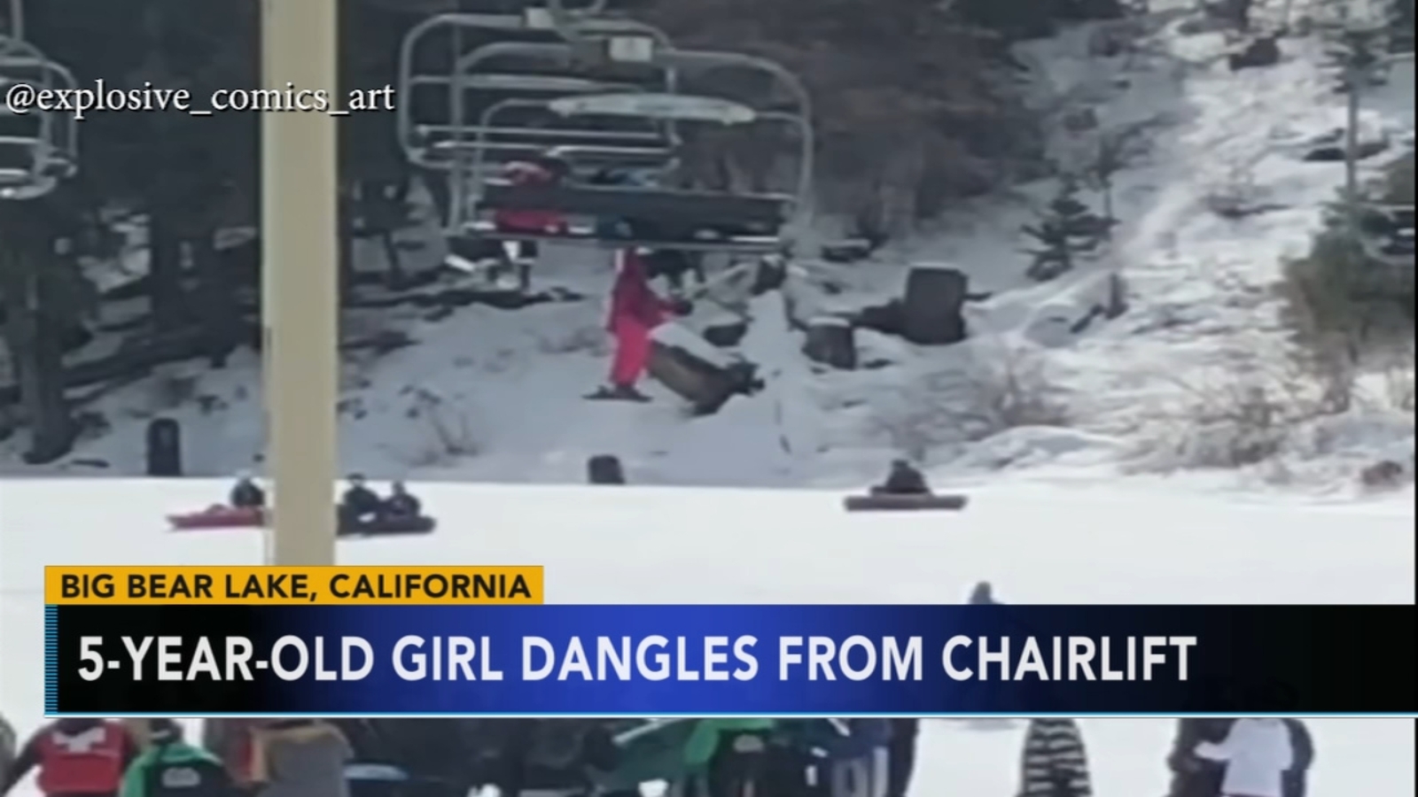 Video 5 Year Old Girl Dangles From Chairlift In California 6abc