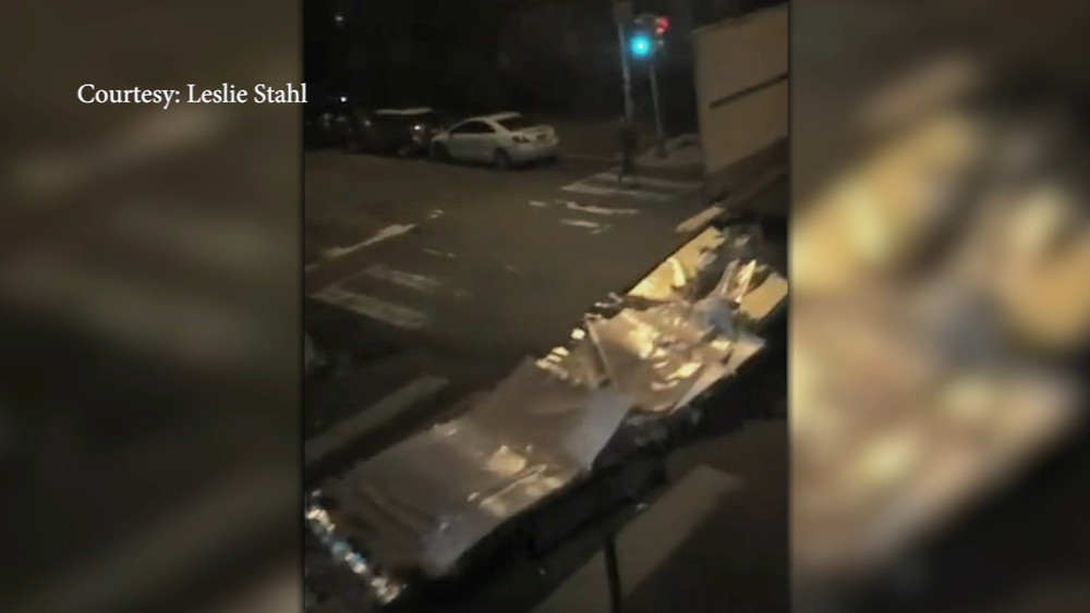 VIEWER VIDEO: Tractor-trailer dragging its roof