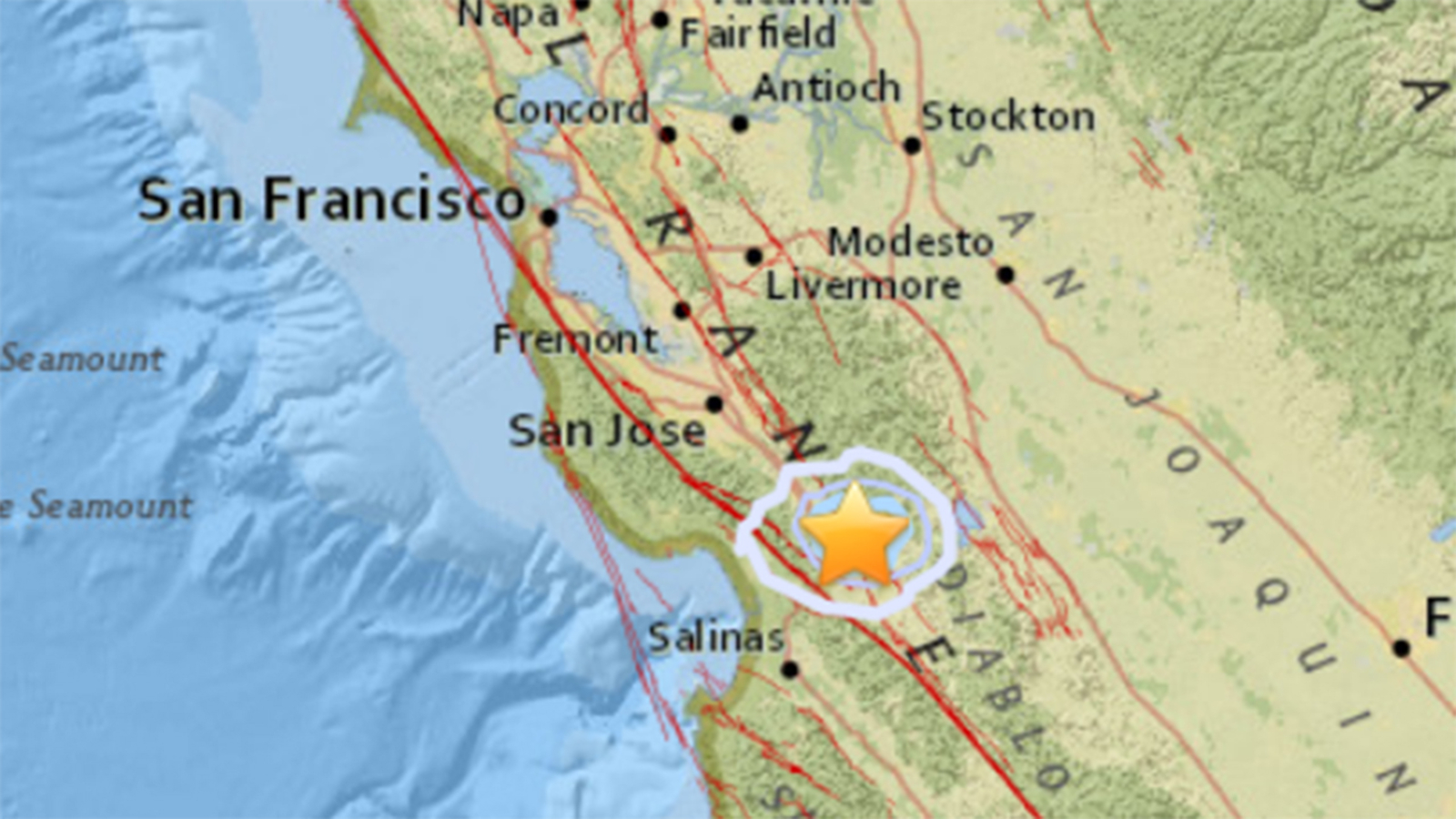 Earthquake gilroy california