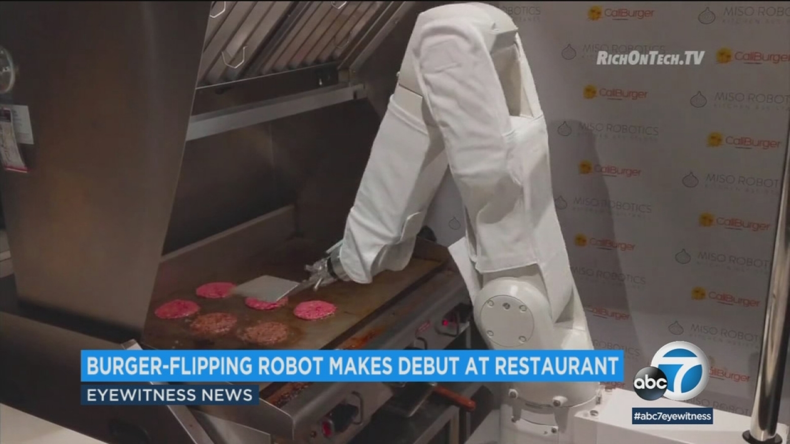 CaliBurger has robot flipping burgers at Pasadena restaurant - ABC13 ...