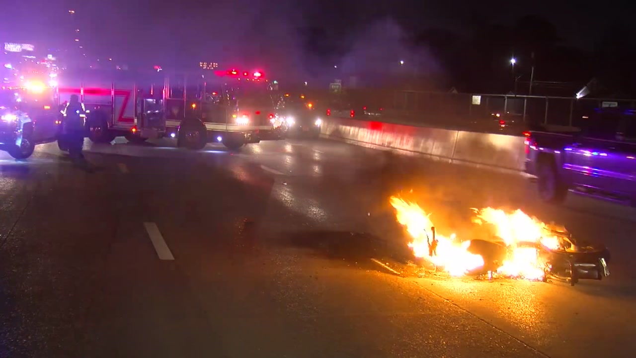 Motorcyclists hit by car on North Loop