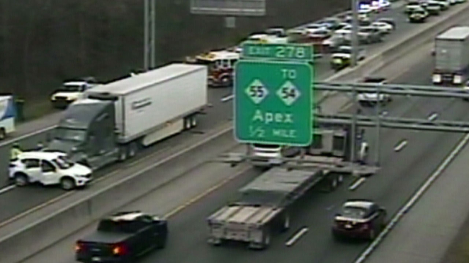 Crash closes I-40 eastbound near NC 55 and Durham Freeway - ABC11 ...