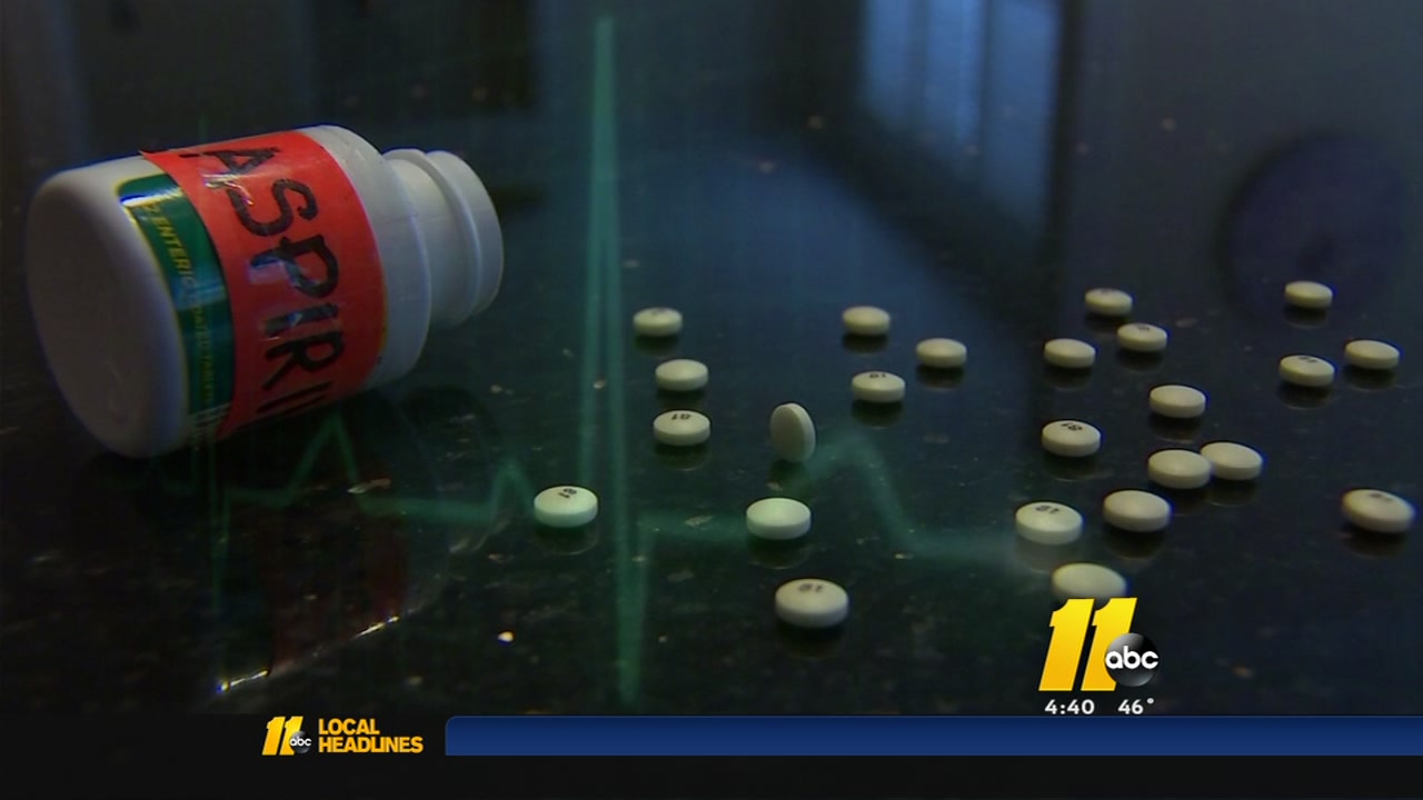 Wake County couple credits aspirin for saving a life