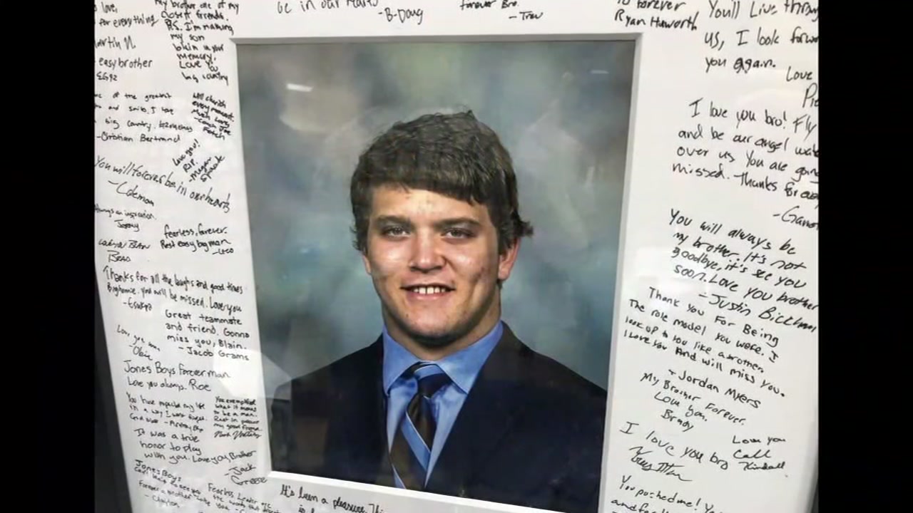 Rice athlete university funeral