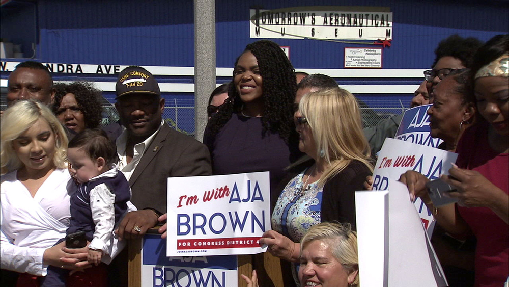 Compton Mayor Aja Brown announces run for congress