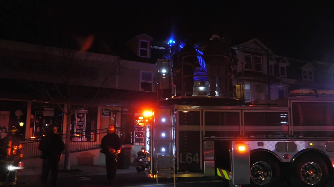 Fire damages buildings in West Reading, Pa.