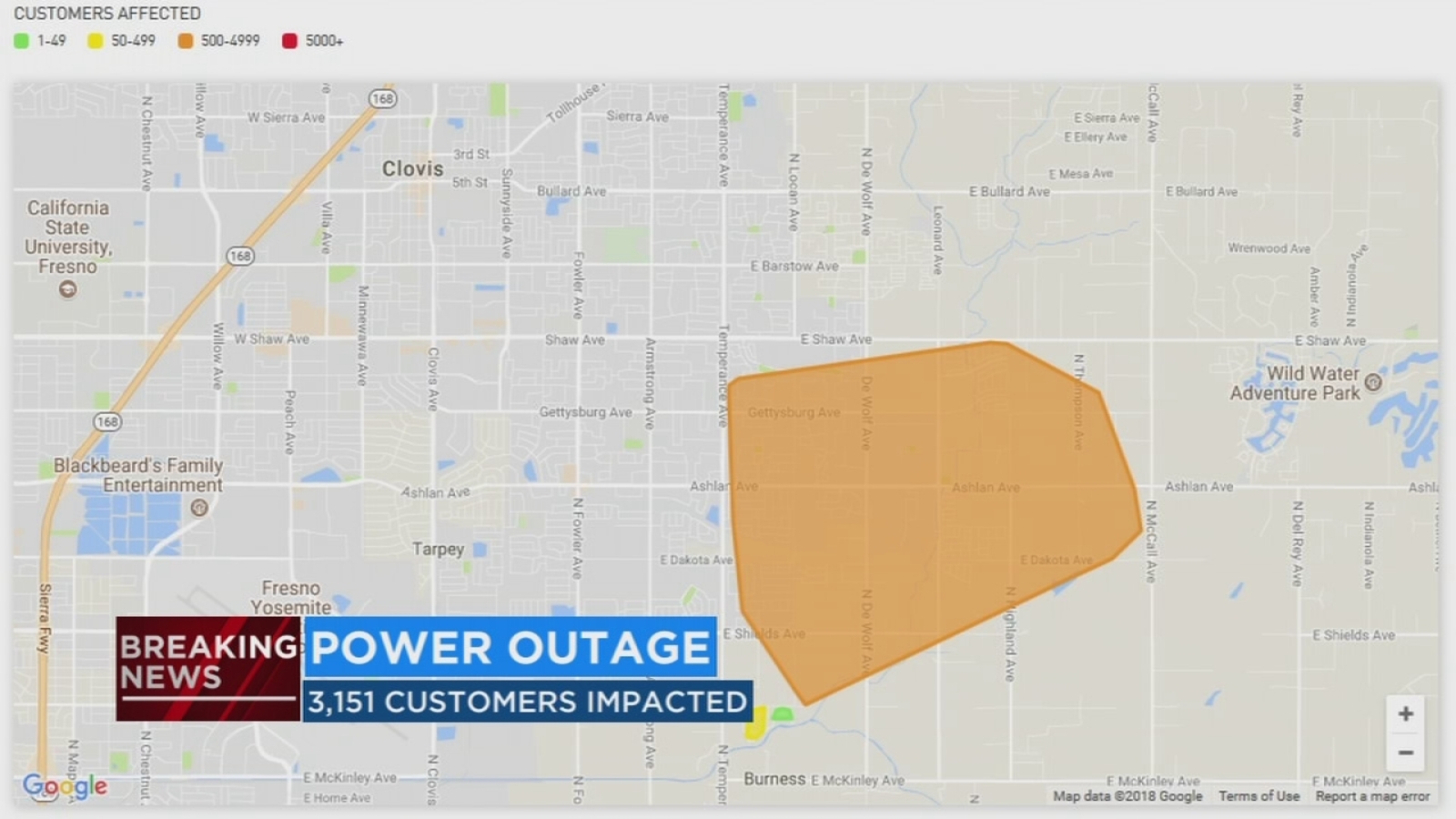 Thousand wake up without power in Clovis, Fresno County, and East