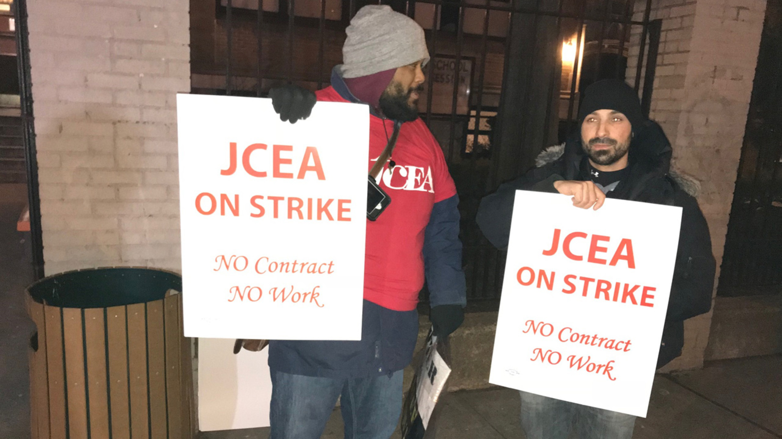 Teachers on strike in Jersey City after no deal on contract following