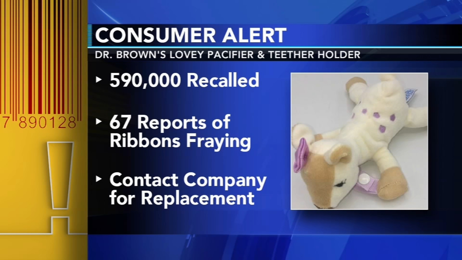 Popular pacifier holders recalled due to choking hazard 6abc Philadelphia