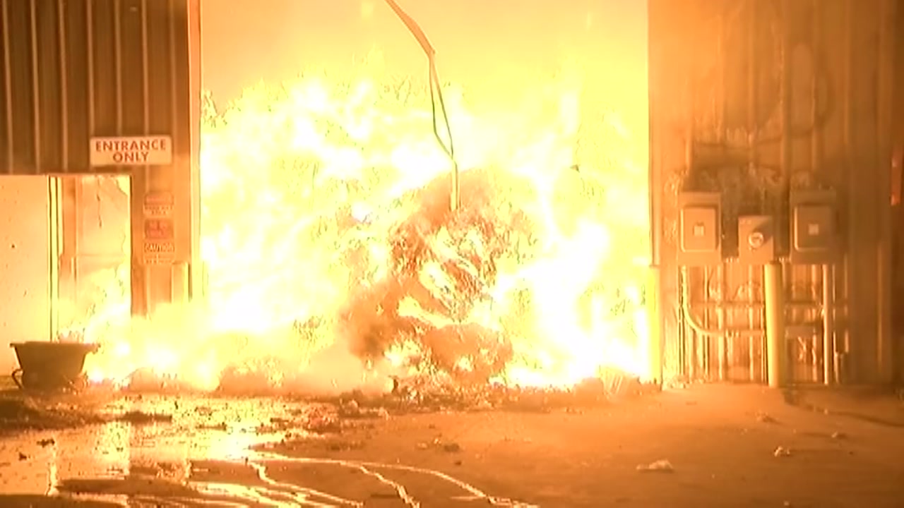 2 firefighters taken to hospital after 3-alarm fire