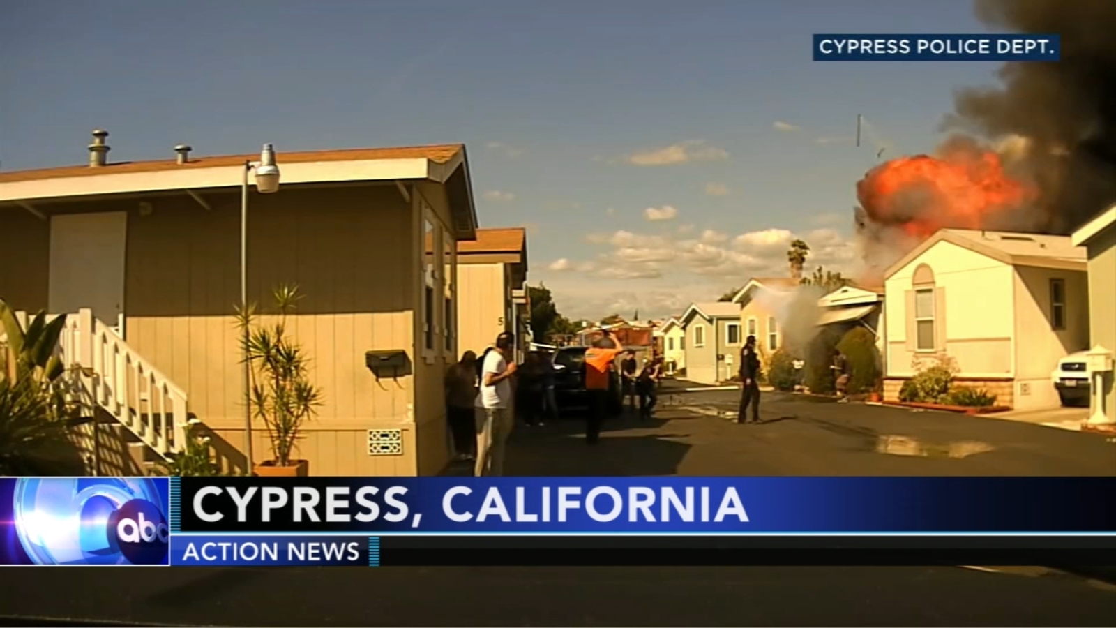 Oxygen tanks cause Southern California mobile home explosion 6abc
