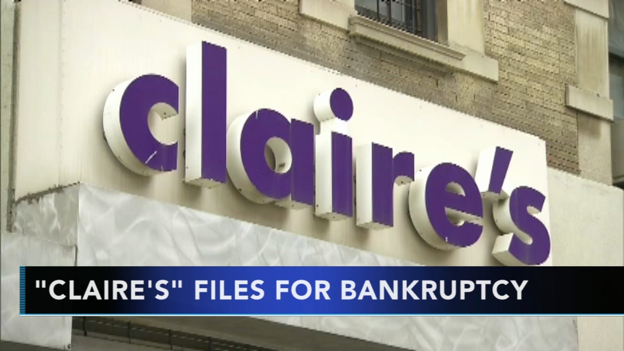 Claire's, the ear-piercing mall chain, files for bankruptcy