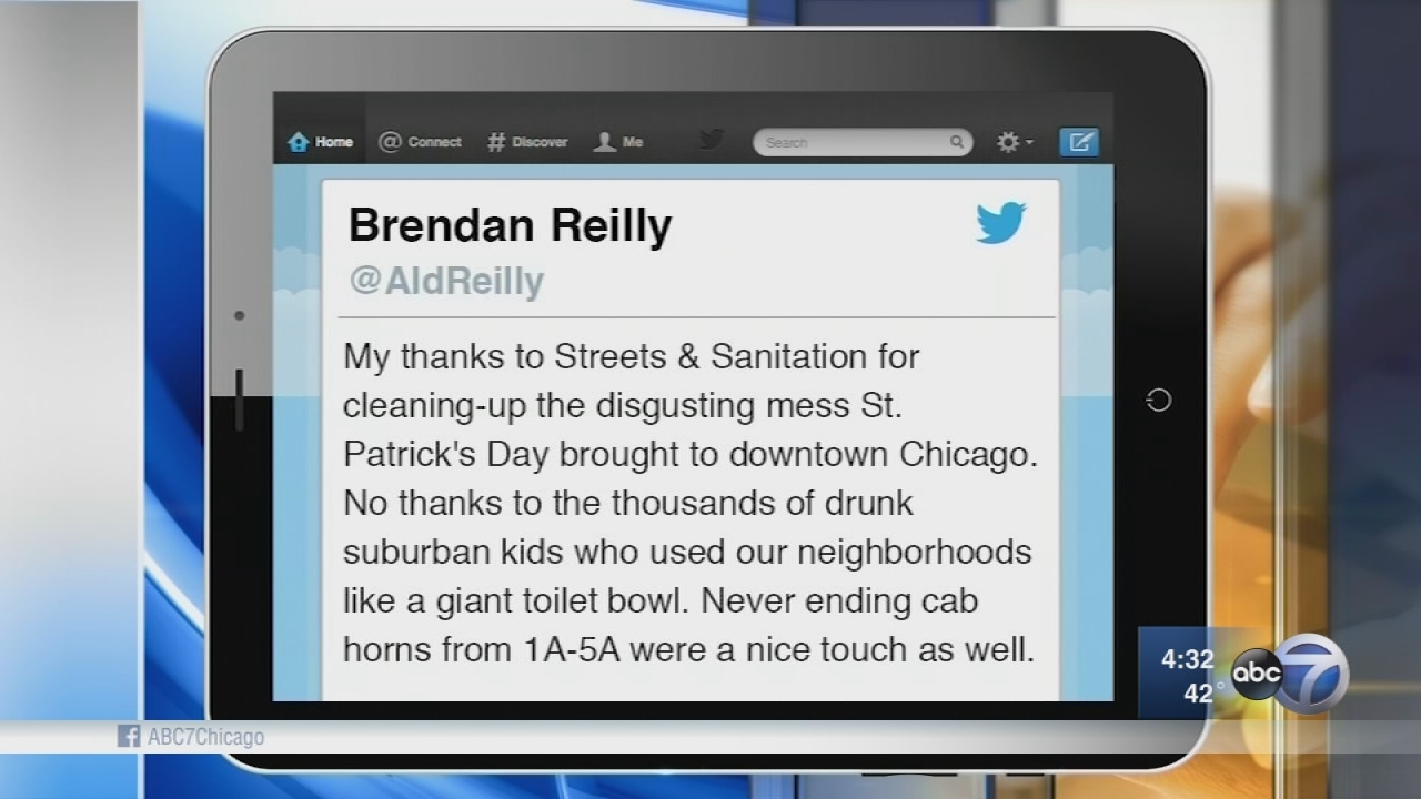 Alderman blames drunken suburbanites for St. Patrick's Day mess