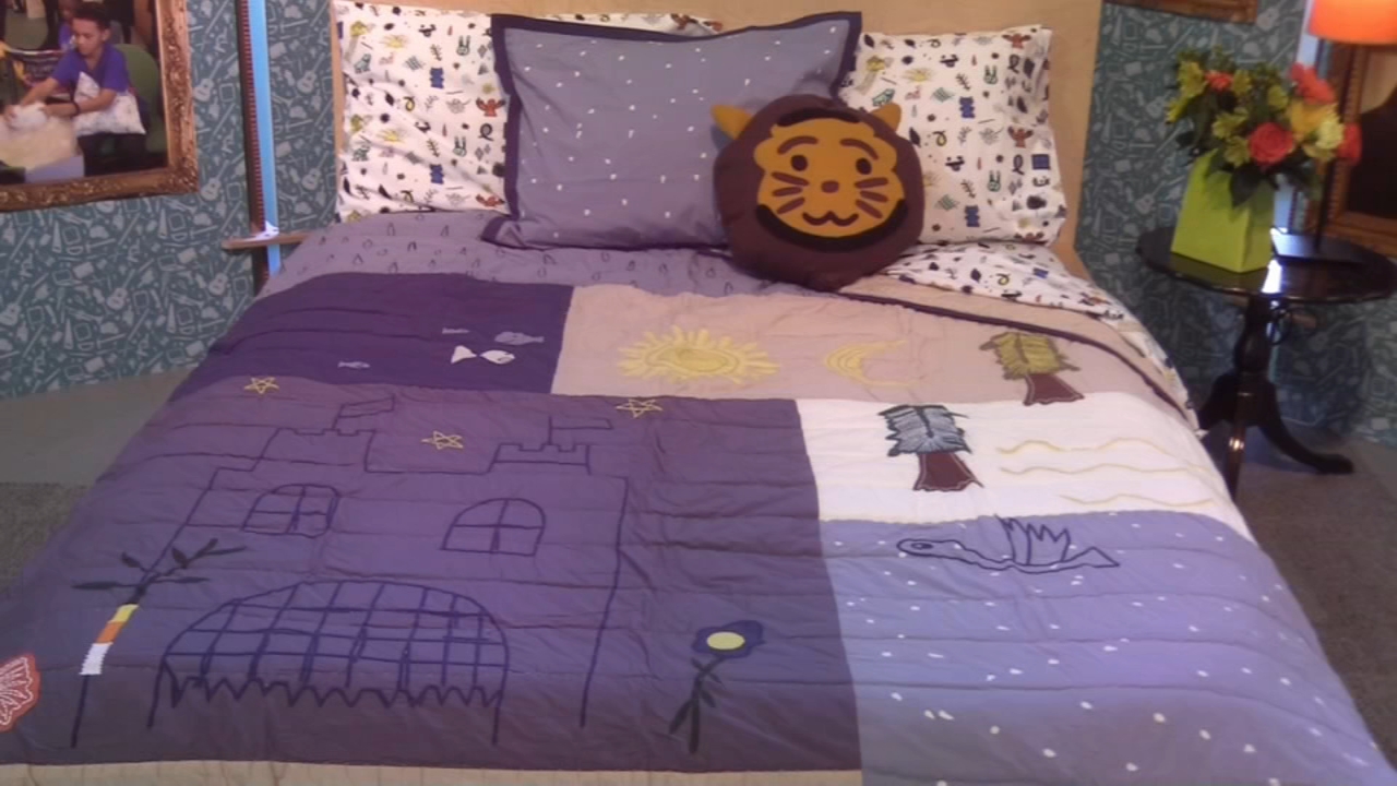 Crate and Barrel collaborates with kids' non-profit for bedding design
