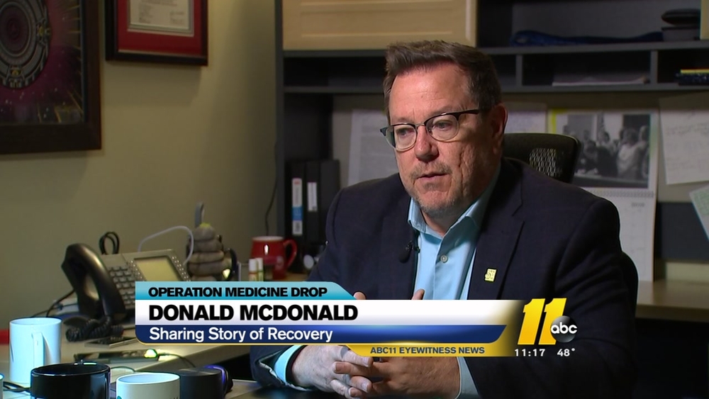 Donald McDonald shares story of recovery