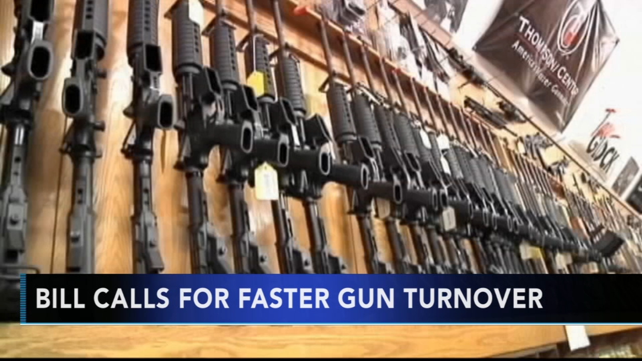 Bill calls for faster gun turnover