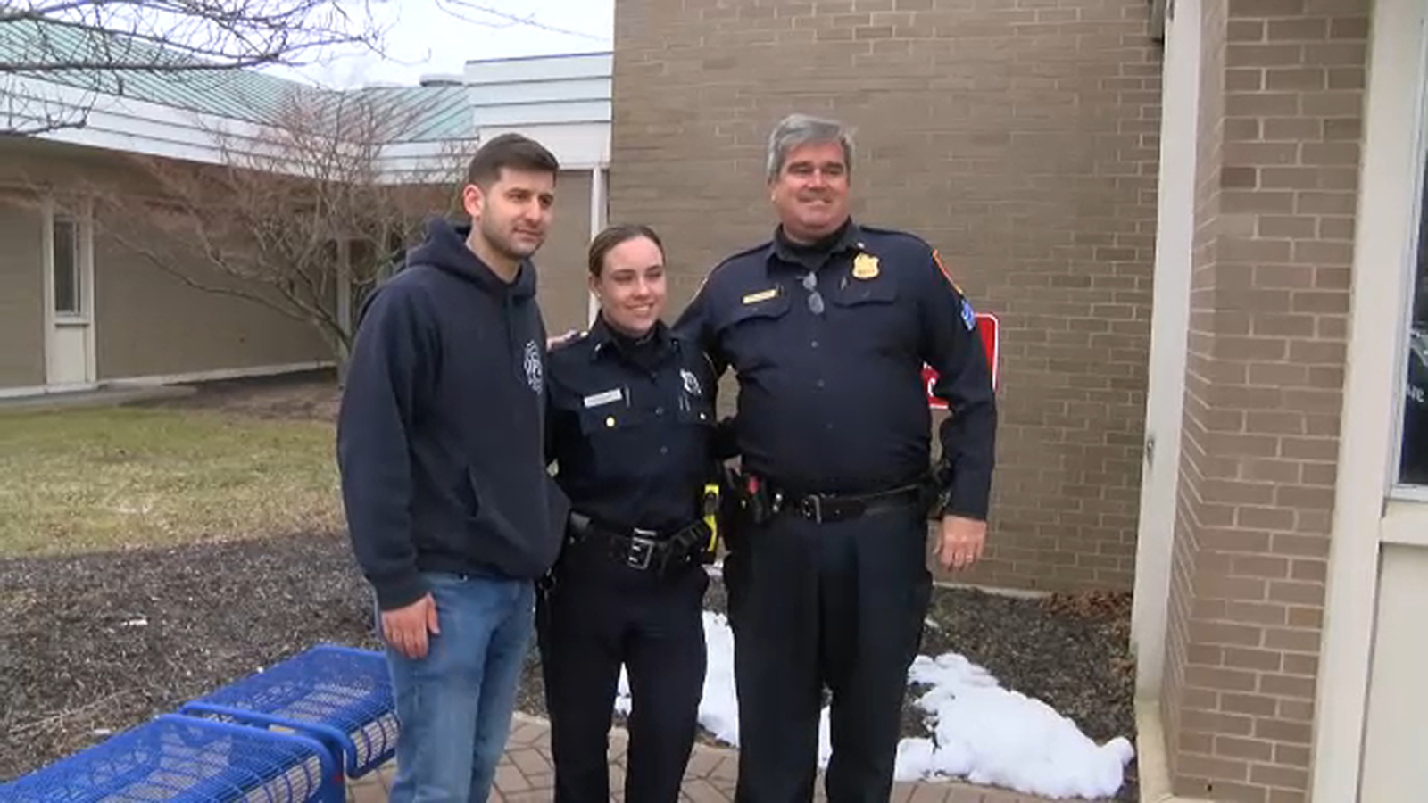 Officers, offduty firefighter rescue elderly woman from burning home