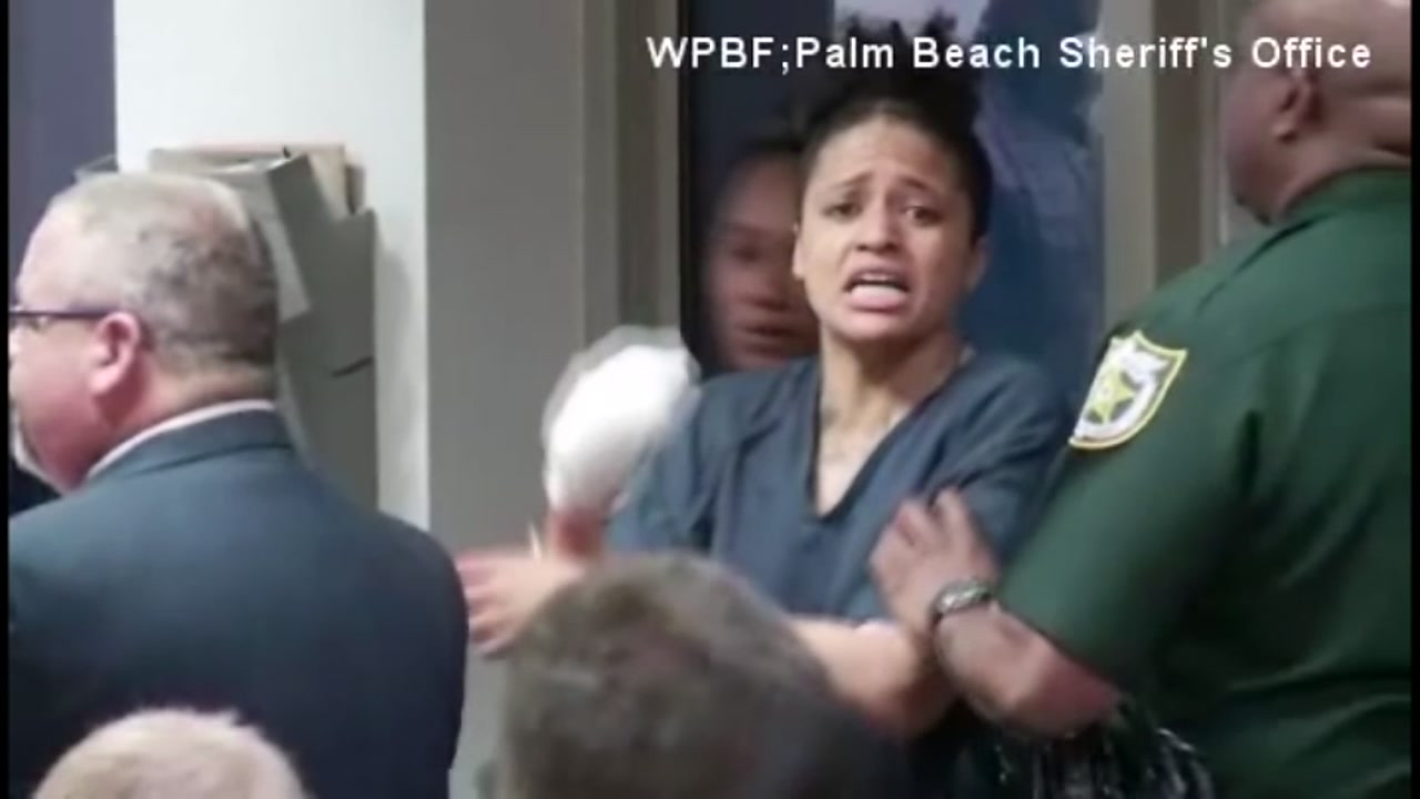 Woman accused of killing her mom, gouging her eyes out